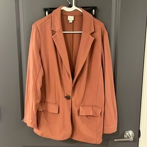 Rust colored blazer